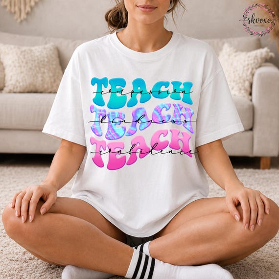 Comfort Colors® Teach Shirt, Teacher Shirt, Back to School Tee, Teacher Gift, School Shirt, Teacher Life Shirt, Teacher Appreciation
