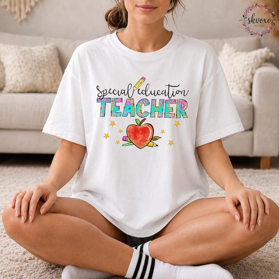 Comfort Colors® Special Education Teacher Shirt, Learning Support Teacher Shirt, EA T-Shirt, Elementary School, Teaching Shirt