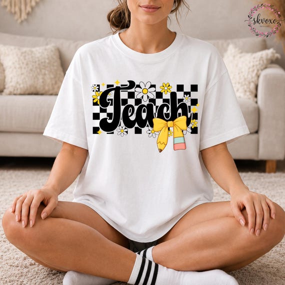 Comfort Colors® Teach Shirt, Teacher Shirt, Back to School Tee, Teacher Gift, School Shirt, Teacher Life Shirt, Teacher Appreciation