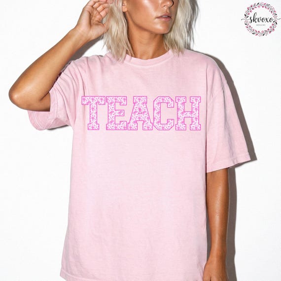 Comfort Colors® Teach Shirt, Teacher Shirt, Back to School Tee, Teacher Gift, School Shirt, Teacher Life Shirt, Teacher Appreciation