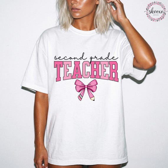 Comfort Colors® Second Grade Teacher Shirt, Teacher Life  Shirt, Back to School Shirt, First Day of School Apparel