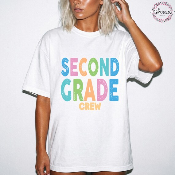 Comfort Colors® Second Grade Teacher Shirt, Teacher Life  Shirt, Back to School Shirt, First Day of School Apparel