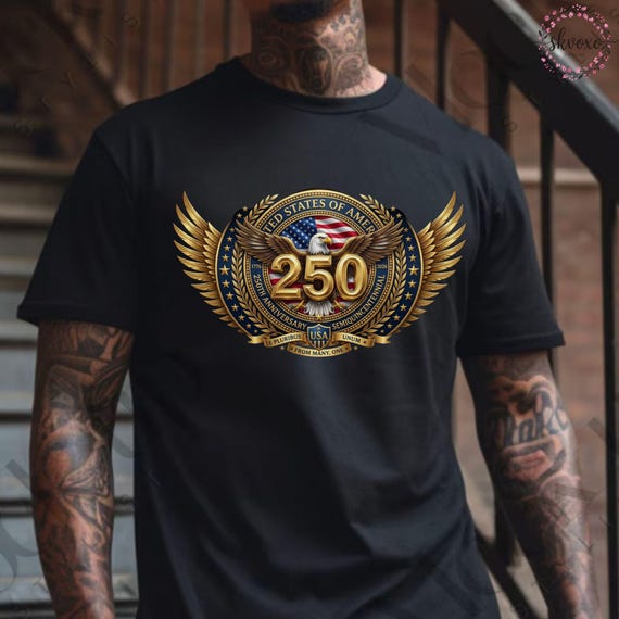 USA 250th Anniversary Shirt,  Patriotic T-Shirt, 4th July 250th Shirts, 4th July Shirt, Comfort Colors®