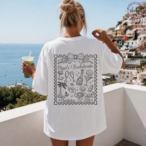 Comfort Colors Bachelorette Shirt, Beach Bachelorette Shirts, Custom Bachelorette Party Shirts, Personalized Luxury Bachelorette