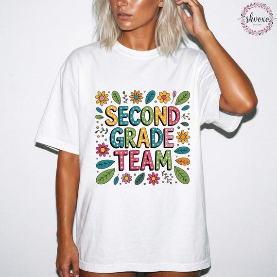 Comfort Colors® Second Grade Teacher Shirt, Teacher Life  Shirt, Back to School Shirt, First Day of School Apparel