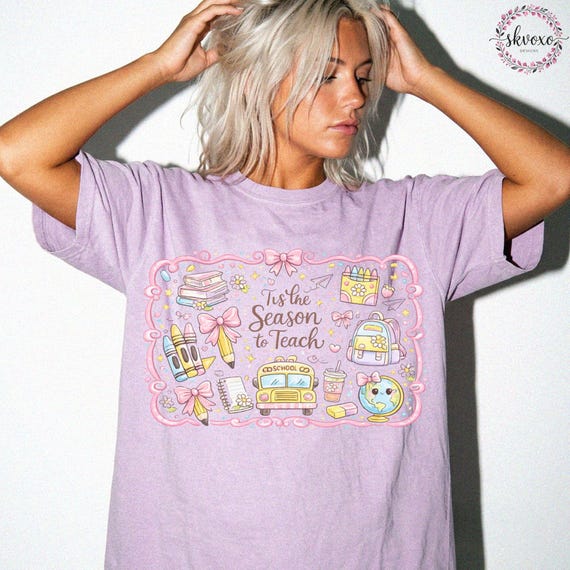 Comfort Colors Back to School Shirt, Cute Kindergarten Shirt, Teacher Life Shirt, Teacher Shirt, Teacher Gift