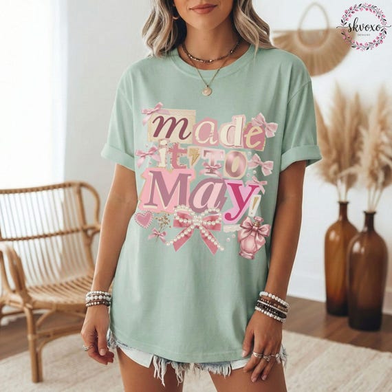 Last Day of School Teacher Shirt, Comfort Colors, Made It To May Tshirt, End Of School Year Teacher Gift, Teacher Summer Break