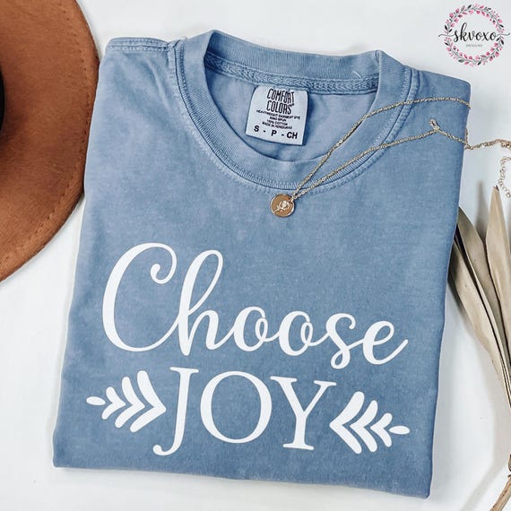 Comfort Colors® Choose Joy Shirt, Bible Verse Philippians 4:4 Shirt, Christian Shirt, Christian Apparel