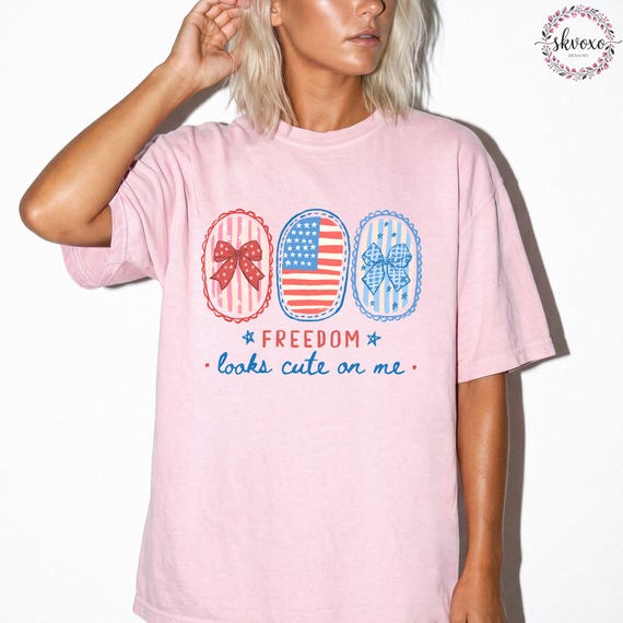 Comfort Colors® All American Mama Coquette Shirt, 4th of July Patriotic Shirt, Independence Day Shirt, Memorial Day Shirt
