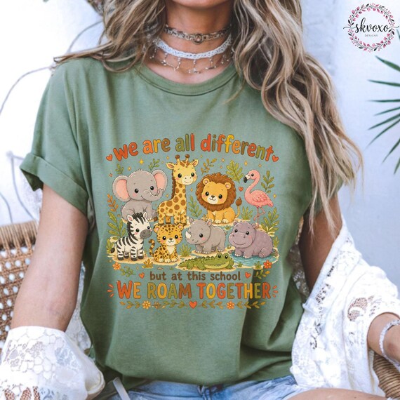 Comfort Colors® Teacher Life Shirt, We All Roam Together Shirt, Back to School Shirt, Elementary School Teacher Shirt, Kindergarten Teacher