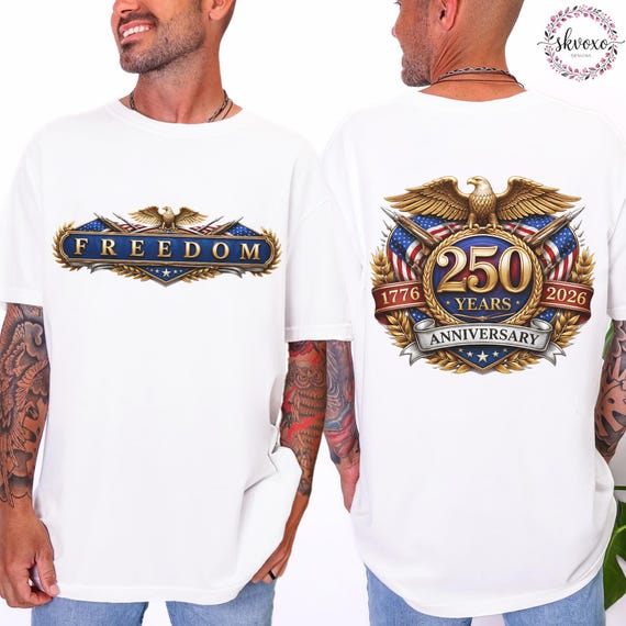 USA 250th Anniversary Shirt PNG, 250 Years Patriotic T-Shirt PNG, 4th July 250th Shirts Png, 4th of July Shirt Png