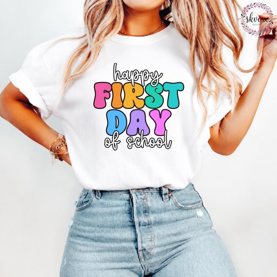 Happy First Day of School T-Shirt | Teacher Life Shirt | First Day of School | Elementary School
