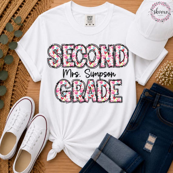 Personalized Teacher Custom Grade Shirt, Teacher Life Shirt, Teacher Appreciation Shirt, Back to School Shirt, Teacher Gift Shirt