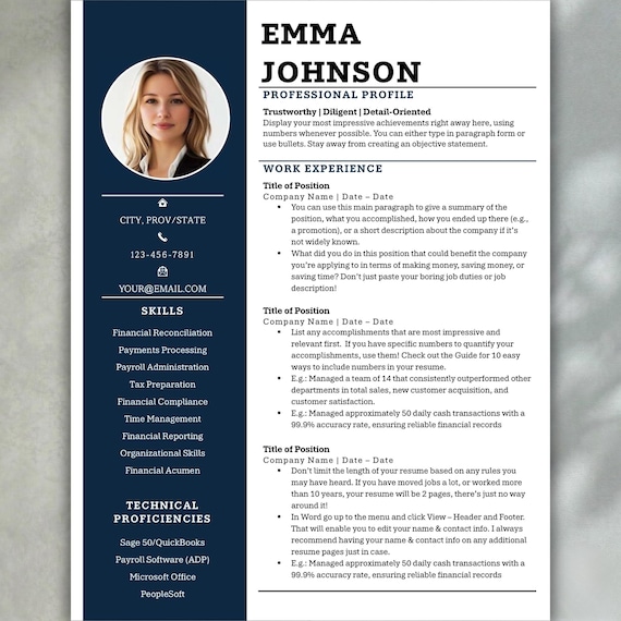 ATS Friendly Resume Template for Word, ATS Resume, ATS Cv Resume Template, Minimalist Resume, Simple Resume, Basic Resume