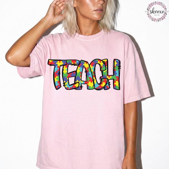 Comfort Colors® Teach Shirt, Teacher Shirt, Back to School Tee, Teacher Gift, School Shirt, Teacher Life Shirt, Teacher Appreciation