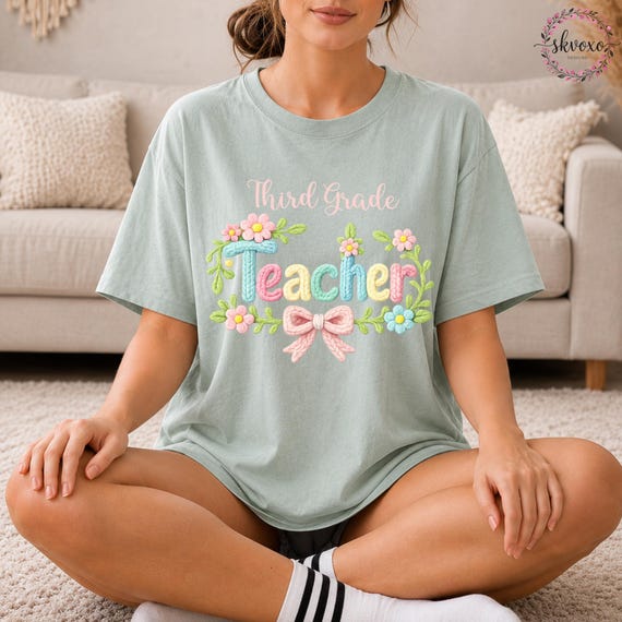 Comfort Colors® Custom Teacher Life Shirt, Any Grade Teacher Shirt, Back to School Shirt, Teacher Appreciation, Teacher Gift, Teaching shirt