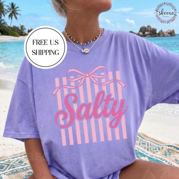 Comfort Colors® Salty T-shirt | Summer Vibes Shirt | Beach Vibes Shirt