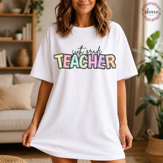 Custom Comfort Colors® Teacher Life Shirt, Personalized Teacher Shirt, Back to School Shirt, Teacher Appreciation, Teacher Gift