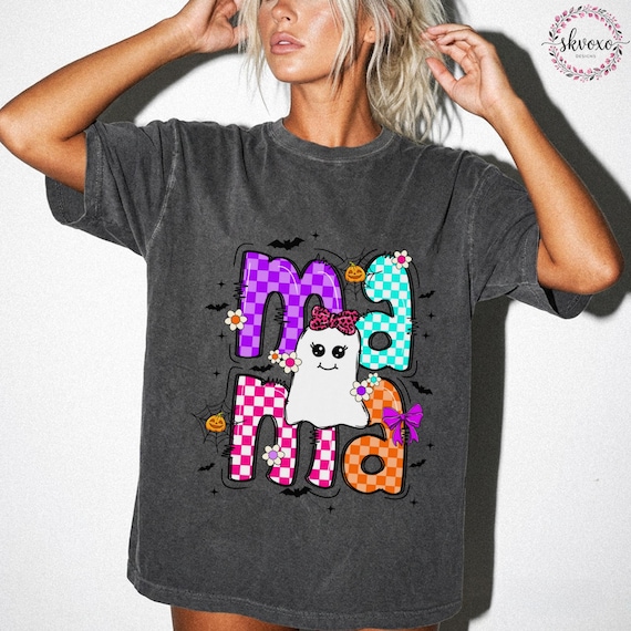 Mama Ghost Halloween T-Shirt