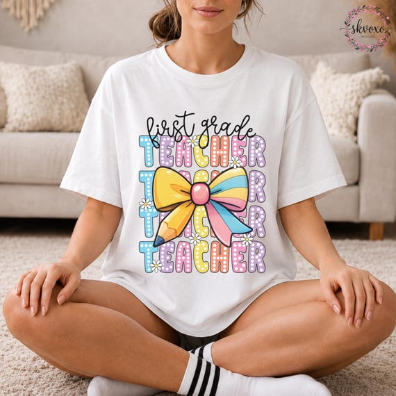 Comfort Colors® Custom Grade Teacher Shirt, 1st Grade Teacher Shirt, 2nd Grade T-Shirt, Any Grade T-Shirt, Elementary School, Teaching Shirt