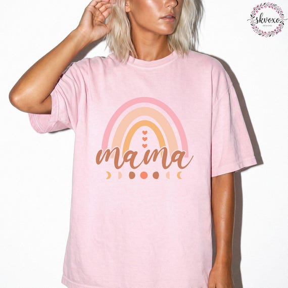 Comfort Colors Mama Shirt, Mothers Day Gift, Birthday Gift for Mom, New Mom Gift, Minimalist Mom Shirt