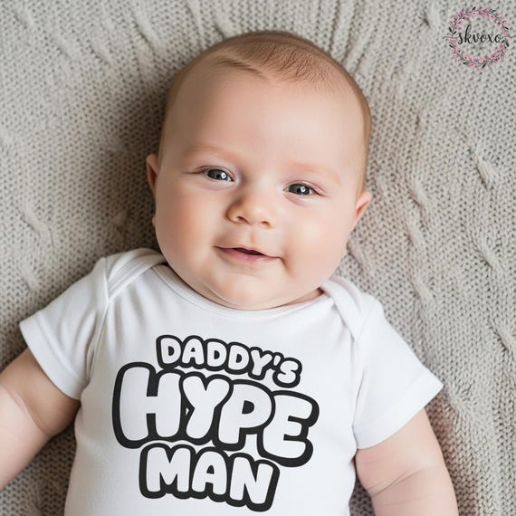 Daddy's Hype Man Baby Bodysuit | Baby Boy Tee