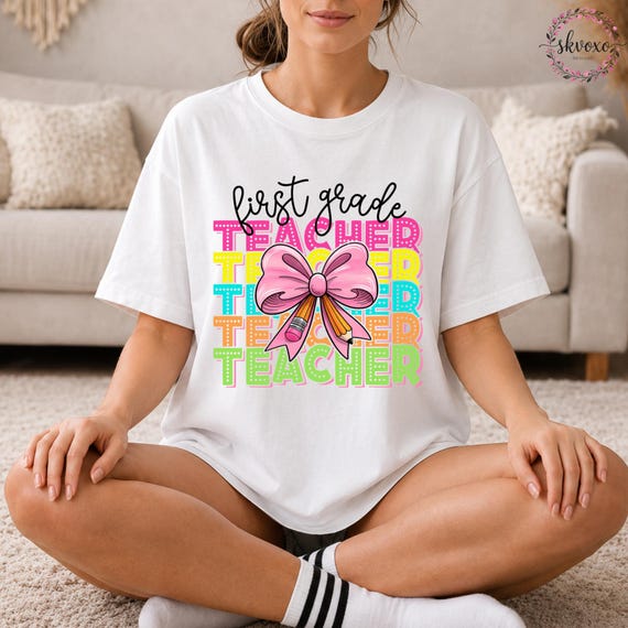 Comfort Colors® Custom Grade Teacher Shirt, 1st Grade Teacher Shirt, 2nd Grade T-Shirt, Any Grade T-Shirt, Elementary School, Teaching Shirt
