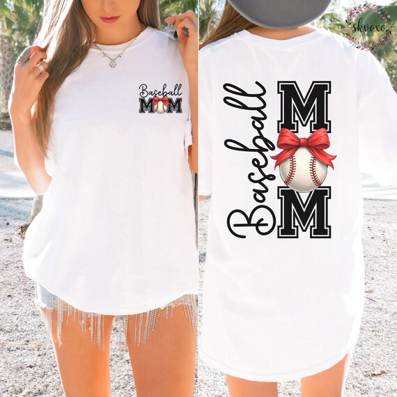Comfort Colors® Baseball Mom Shirt, Mothers Day Gift, Trendy Women's Baseball Shirt, Sports Mom Shirt