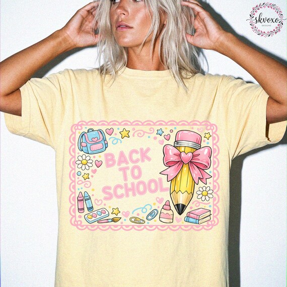 Comfort Colors Back to School Shirt, Cute Kindergarten Shirt, Teacher Life Shirt, Teacher Shirt, Teacher Gift