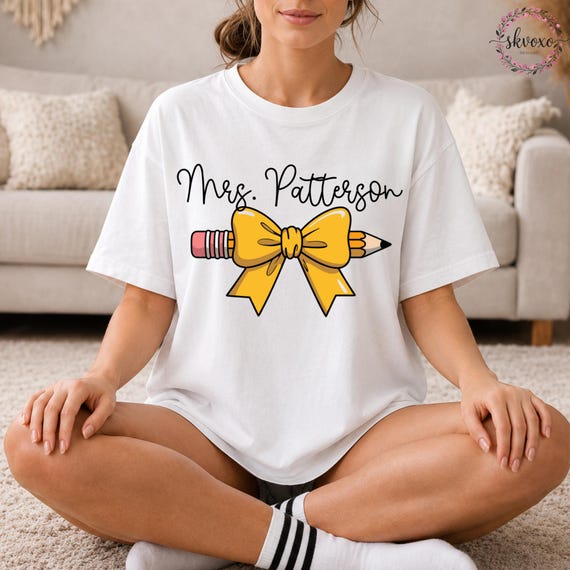 Custom Teacher Shirt, Personalized Teacher Name T-Shirt, Teacher Team Tee, Teachers Appreciation Gifts, Back to School Shirts