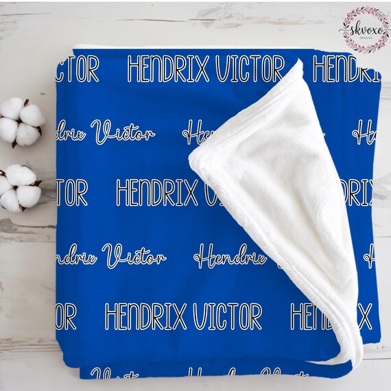 Custom Baby Blanket, Personalized Newborn Swaddle, Nursery Blanket, Baby Shower Gift, Soft Velveteen Microfiber