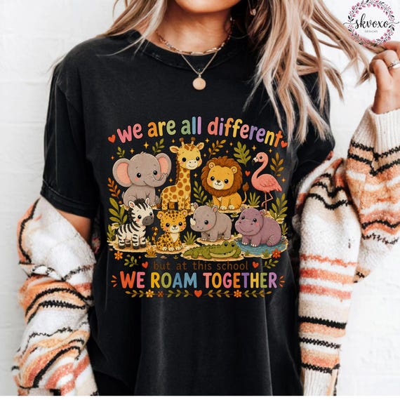 Comfort Colors® Teacher Life Shirt, We All Roam Together Shirt, Back to School Shirt, Elementary School Teacher Shirt, Kindergarten Teacher