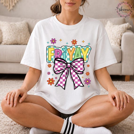 Comfort Colors® FriYay Shirt Teacher T-Shirt Hand Drawn Motivational T-Shirt Positive Affirmations Metal Health Tee Appreciation Gift