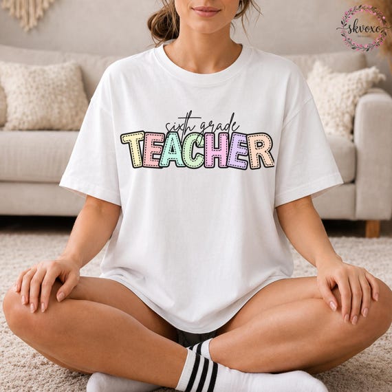 Comfort Colors® Custom Grade Teacher Shirt, 1st Grade Teacher Shirt, 6th Grade T-Shirt, Any Grade T-Shirt, Elementary School, Teaching Shirt