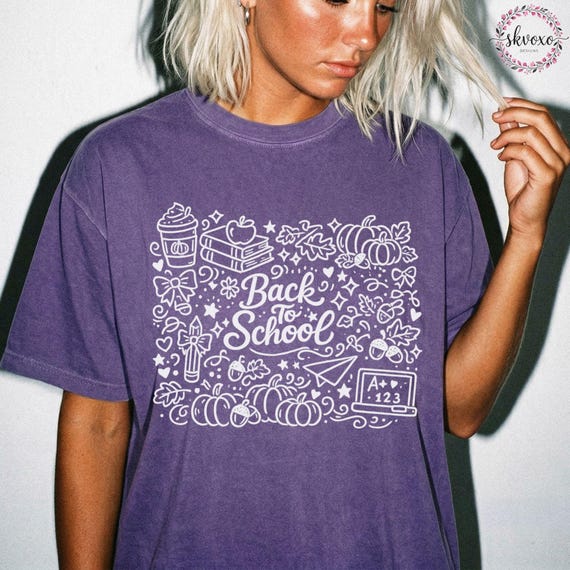 Comfort Colors Back to School Shirt, Cute Fall Shirt, Teacher Life Shirt, Teacher Shirt, Teacher Gift