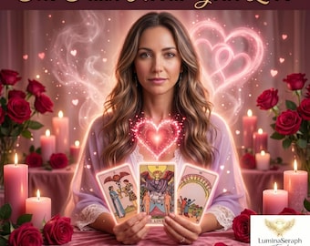Liefde voor tarotlezen | Verleden heden toekomst Soulmate-verbinding (levering op hetzelfde uur)