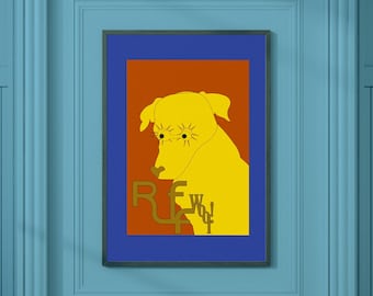 Animal Vet Clinic Wall Art | Dog Office Printable Poster (Digital Download)