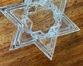 WMF Davidstern Kerzenleuchter aus 24% Bleikristall