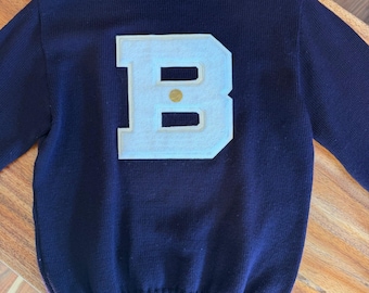 Imperial Official Award 1950s Sweater Varsity Wool VTG Lettermen Academia Sz 40