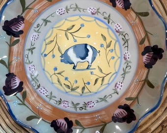 Zrike Avignon Ceramic Plate by Dana Cullen