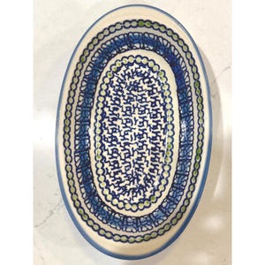 VTG Made in Poland Boleslawiec Wiza Workshop Ceramic Dish