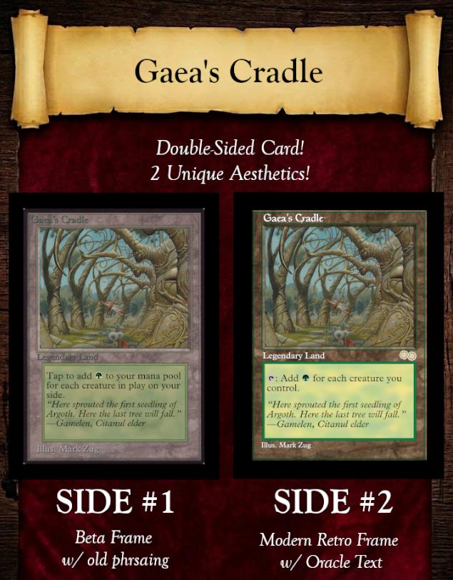 mtg cards like gaea's cradle Proxy if you control four or more creatures Gaea's Cradle  Proxy R