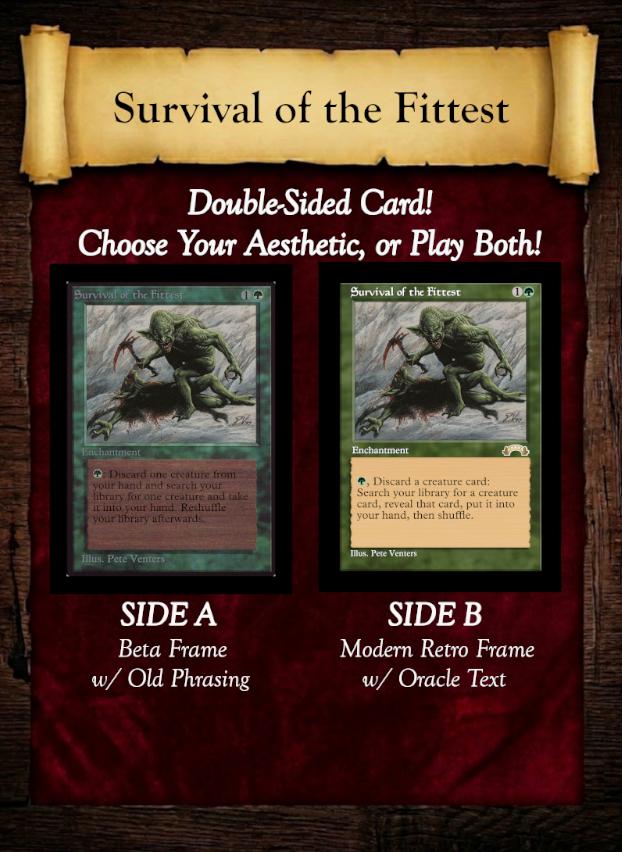 Survival of the Fittest Magic the Gathering - Etsy Canada