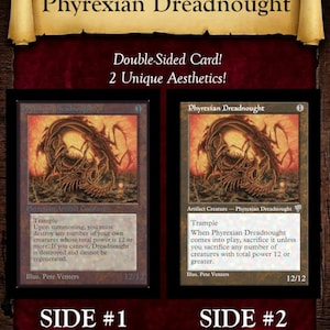 Mtg proxy phyrexian dreadnought - Etsy 日本
