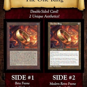 how many one ring cards are there mtg The Magic Card The One Ring | The