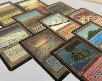 MTG - Magic the Gathering - Revised - Badlands Dual Land