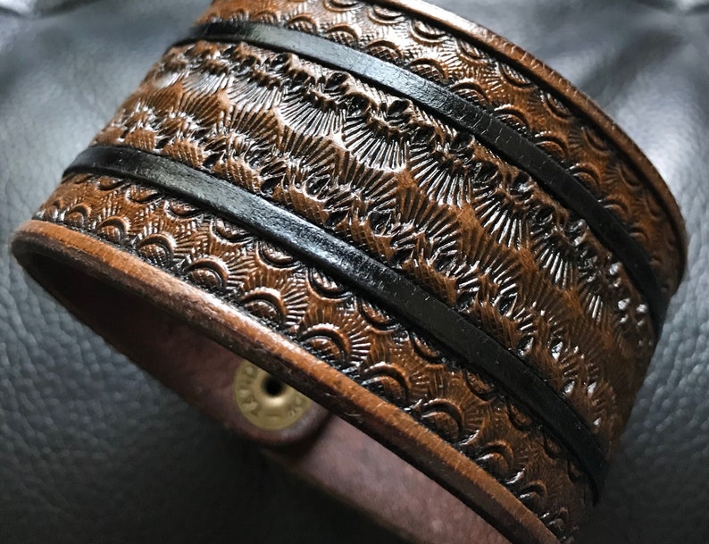 Sin City Custom Leather Cuff