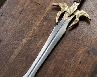 Handgemaakte zwaardreplica uit de Noorse mythologie | Viking fantasiedecor verzamelitem