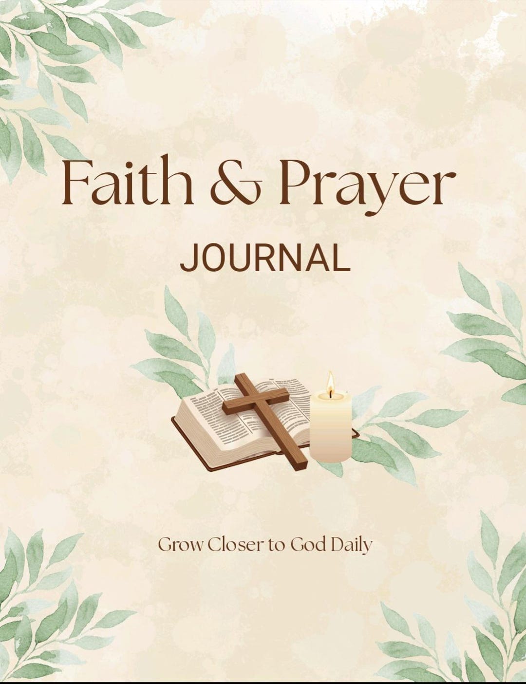 Christian Faith Prayer Journal | Bible Study Devotional (digital ...