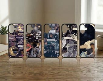 Starry Mountain Phone Case Dark Fantasy Romance Cover for iPhone 17 16 15 14 13 Pro Max Samsung S26 S25 Ultra Celestial Fairy Gift